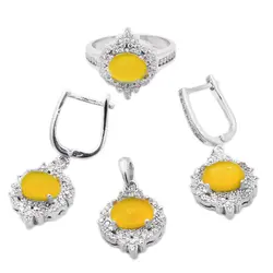 نیم ست شرف الشمس نقره زنانه طرح لاروک + حکاکی