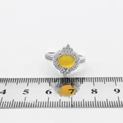 نیم ست شرف الشمس نقره زنانه طرح لاروک + حکاکی