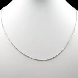 زنجیر نقره ونیزی ظریف عیار ۹۲۵ مخصوص گردنبند (۵۰ سانتی متری)