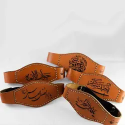 بازوبند چرم طبیعی دست ساز