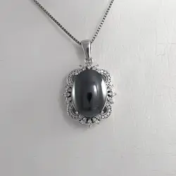 گردنبند حدید صینی زنانه نقره طرح آشیل+ حکاکی