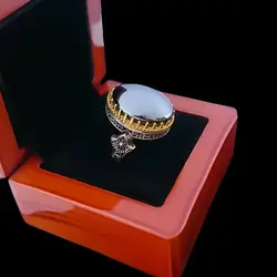 انگشتر حدید نقره مردانه طرح دورطلایی داریا + حکاکی‌‌‌