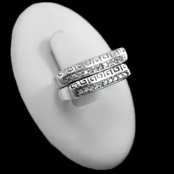 ست حلقه نقره زنانه مردانه طرح آسمان