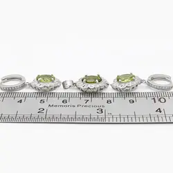 نیم ست زبرجد الماس تراش نقره زنانه طرح عفت