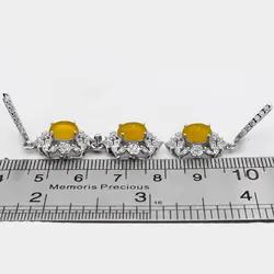 نیم ست شرف الشمس نقره زنانه طرح منیره+ حکاکی