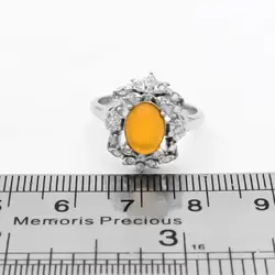 نیم ست شرف الشمس نقره زنانه طرح منیره+ حکاکی