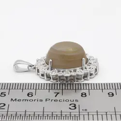 گردنبند عقیق باباقوری نقره زنانه طرح شمسه