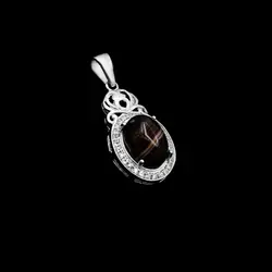 گردنبند عقیق سلیمانی نقره زنانه طرح جاستینا