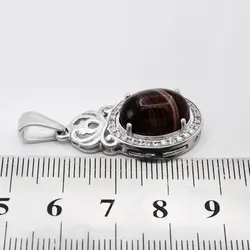 گردنبند عقیق سلیمانی نقره زنانه طرح جاستینا