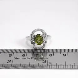 نیم ست زبرجد الماس تراش نقره زنانه طرح برنا