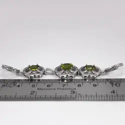 نیم ست زبرجد الماس تراش نقره زنانه طرح برنا