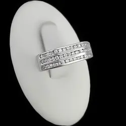 حلقه نقره زنانه طرح آبنوش
