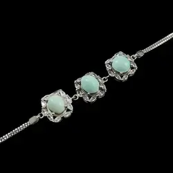 دستبند فیروزه نیشابوری نقره زنانه طرح شهین دخت