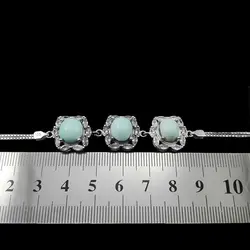 دستبند فیروزه نیشابوری نقره زنانه طرح شهین دخت