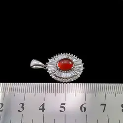 گردنبند عقیق سرخ یمنی نقره زنانه طرح ساریه ۲