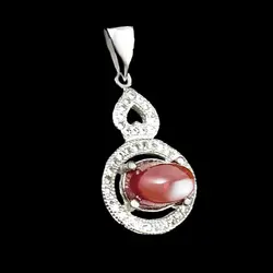 گردنبند عقیق یمنی سرخ نقره زنانه طرح عاطفه