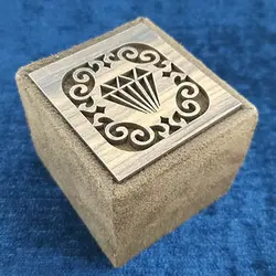 جعبه انگشتر زنانه و مردانه طرح الماس