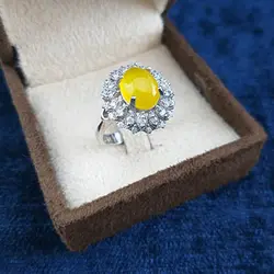 جعبه انگشتر زنانه و مردانه طرح الماس