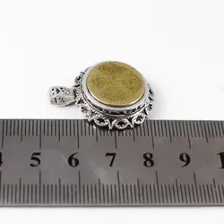 گردنبند حرز امام جواد (ع) نقره طرح دایره‌ای چهارقل + تربت امام حسین (ع)