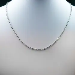 زنجیر نقره طرح پادرا عیار ۹۲۵ مخصوص گردنبند (۵۰ سانتی متری)