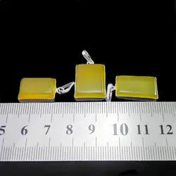 گردنبند شرف الشمس زنانه و مردانه دست ساز دورساده مستطیلی عمودی + حکاکی