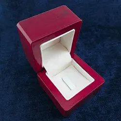 جعبه انگشتر زنانه و مردانه لوکس طرح چوبی