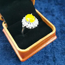 جعبه انگشتر زنانه و مردانه رویال طرح چوب