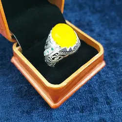 جعبه انگشتر زنانه و مردانه رویال طرح چوب