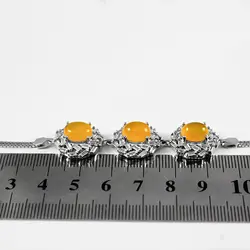 دستبند شرف الشمس نقره زنانه طرح سیماران + حکاکی