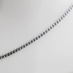 زنجیر نقره طرح فاخر مقیم با عیار ۹۲۵ مخصوص گردنبند (۵۰ سانتی متری)