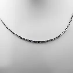 زنجیر نقره طرح فاخر مقیم با عیار ۹۲۵ مخصوص گردنبند (۵۰ سانتی متری)