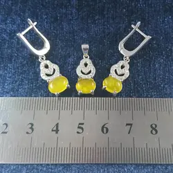 ست نقره زنانه طرح زلیخا با نگین شرف شمس + حکاکی