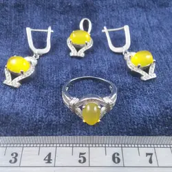 ست نقره زنانه طرح صدف با نگین شرف شمس + حکاکی