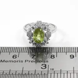 نیم ست زبرجد الماس تراش نقره زنانه طرح پرسون