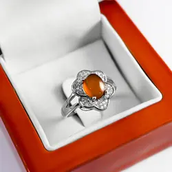 نیم ست عقیق سرخ یمنی نقره زنانه طرح خرشا