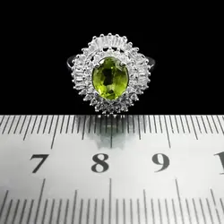 نیم ست زبرجد الماس تراش نقره زنانه طرح شایا