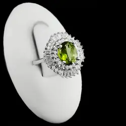 نیم ست زبرجد الماس تراش نقره زنانه طرح شایا