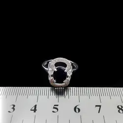 نیم ست یاقوت کبود الماس تراش نقره زنانه طرح گیتا‌‌‌