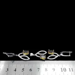 نیم ست الکساندریت الماس تراش نقره زنانه طرح لیا