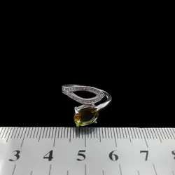 نیم ست الکساندریت الماس تراش نقره زنانه طرح لیا