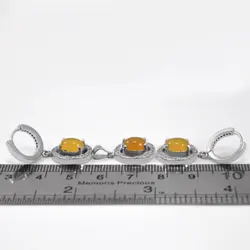 نیم ست شرف الشمس نقره زنانه طرح روکای + حکاکی