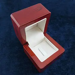 جعبه انگشتر زنانه و مردانه لوکس طرح چوبی