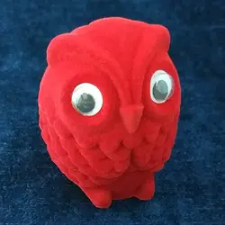 جعبه انگشتر زنانه و مردانه طرح عروسکی (جغد)