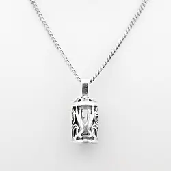 گردنبند حرز امام جواد (ع) نقره طرح یا علی