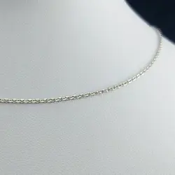 زنجیر ظریف نقره عیار ۹۲۵ مخصوص گردنبند (۵۵ سانتی متری)