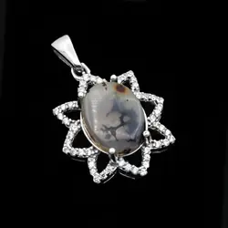 گردنبند شجر زنانه نقره طرح غنچه