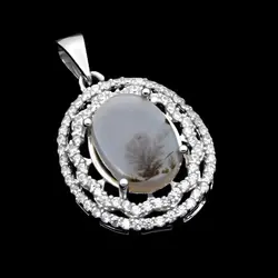 گردنبند شجر زنانه نقره طرح گلاب