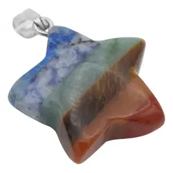 گردنبند هفت چاکرا مردانه و زنانه طرح ستاره