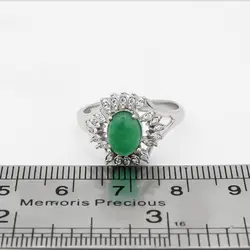 نیم ست عقیق سبز نقره زنانه طرح آبان