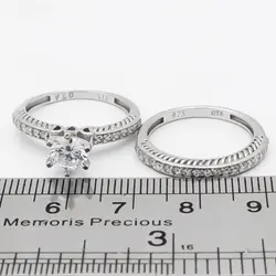 حلقه و پشت حلقه نقره زنانه طرح گلپر